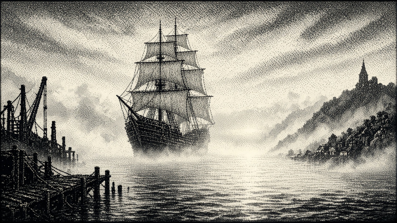 Illustration originale — Obra Dinn